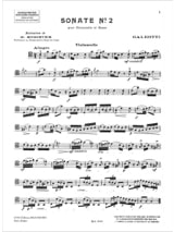 Sonate n° 2 - Violoncelle - Galeotti - Partition - Violoncelle